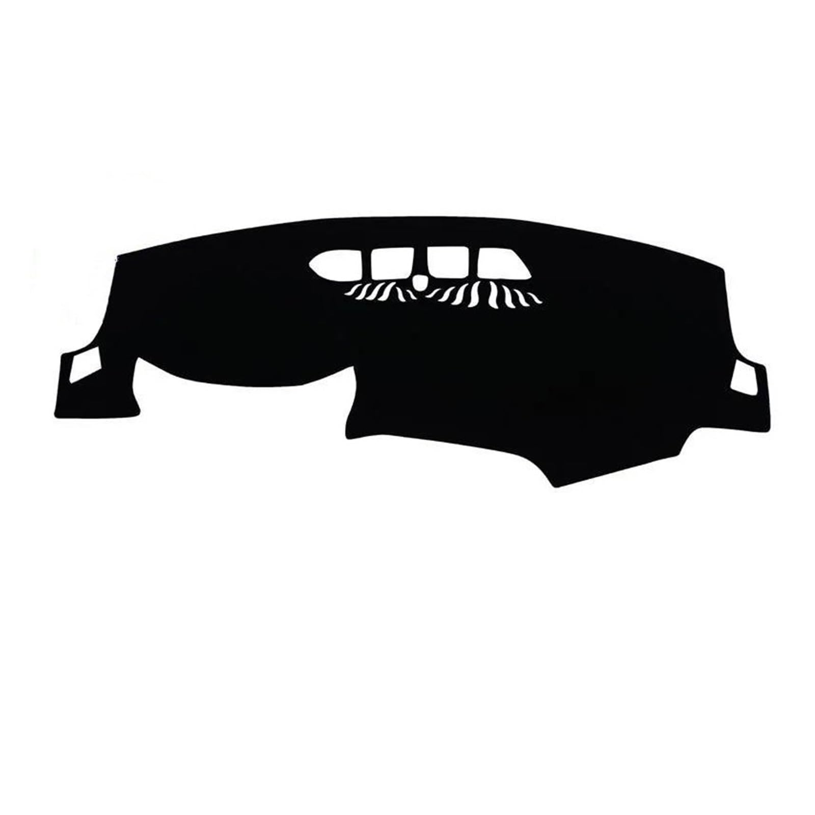 Hitzebeständig Wildleder Auto Dashboard Abdeckung Vermeiden Licht Pad Schutz Matte Dash Zubehör LHD RHD Für Peugeot 308s 2015 2016(Black Red) von HUDVNST