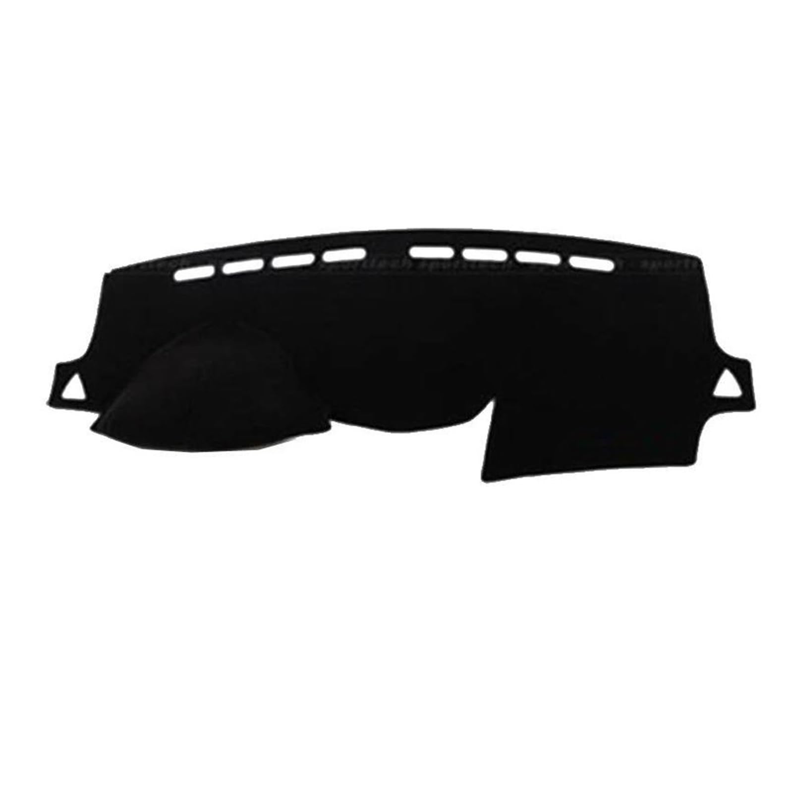 Hitzebeständig Wildleder Auto Dashboard Vermeiden Licht Pad Abdeckung Matte Teppiche LHD RHD Für Hyundai Solaris Für Accent Für Verna 2010-2016(Rood) von HUDVNST