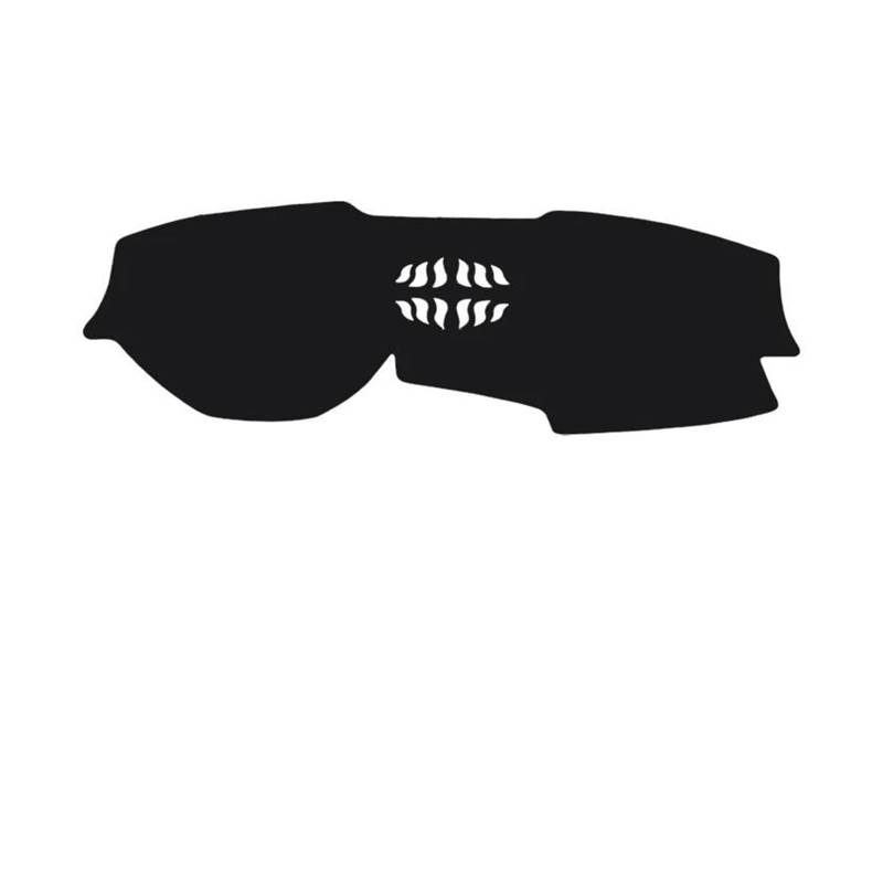 Hitzebeständig Wildleder Dash Matte Dashboard Anti-slip Pad Teppich Auto Schutz Teppich LHD RHD Für BMW X5 G05 X5M 2019 2020 2021 2022(Black Red,Without HUD) von HUDVNST
