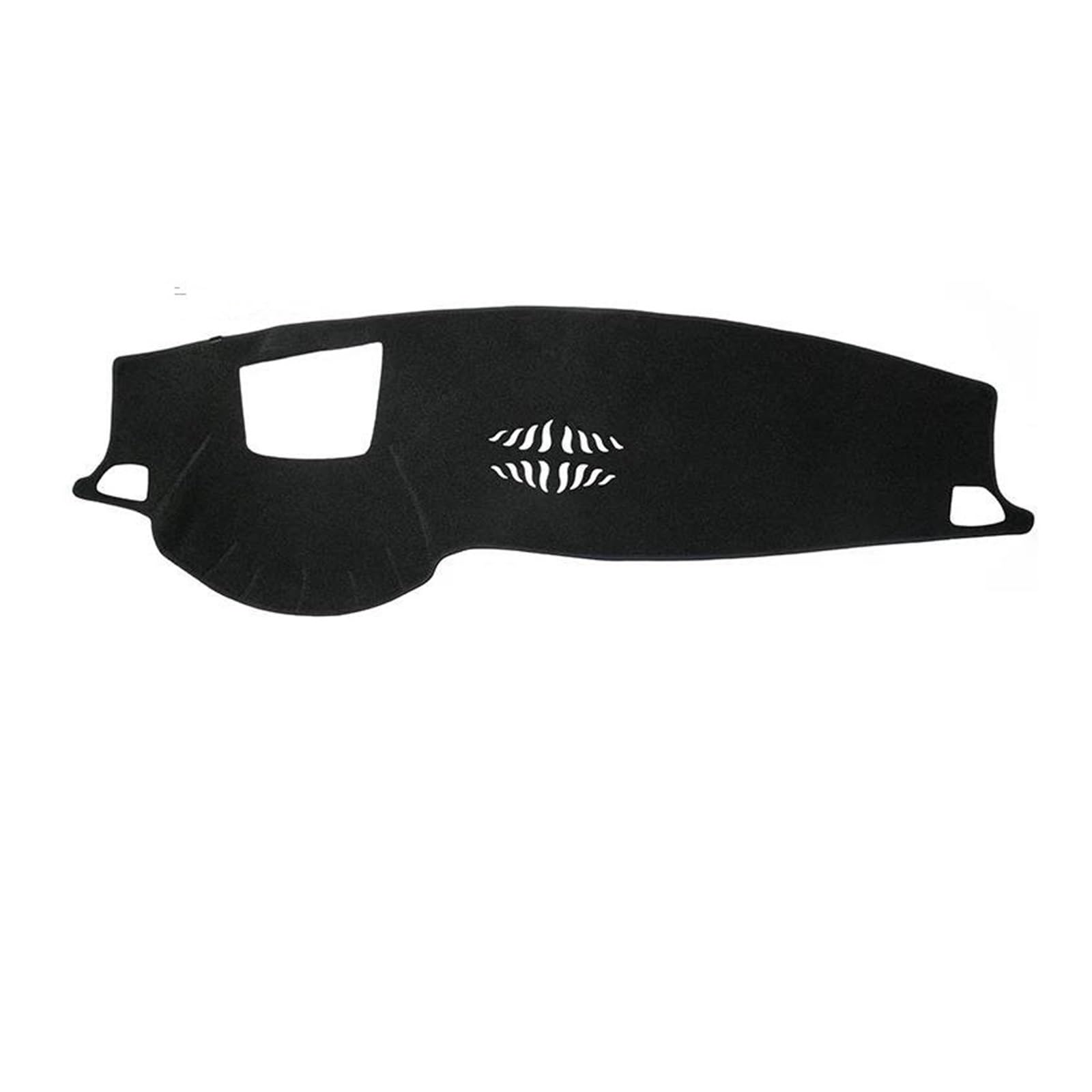 Hitzebeständig Wildleder Dashboard Cover Pad Sunshade Dashmat Protect Anti-Rutsch-Matte Zubehör LHD RHD Für BMW X6 E71 2008~2014(Black Red,With HUD) von HUDVNST