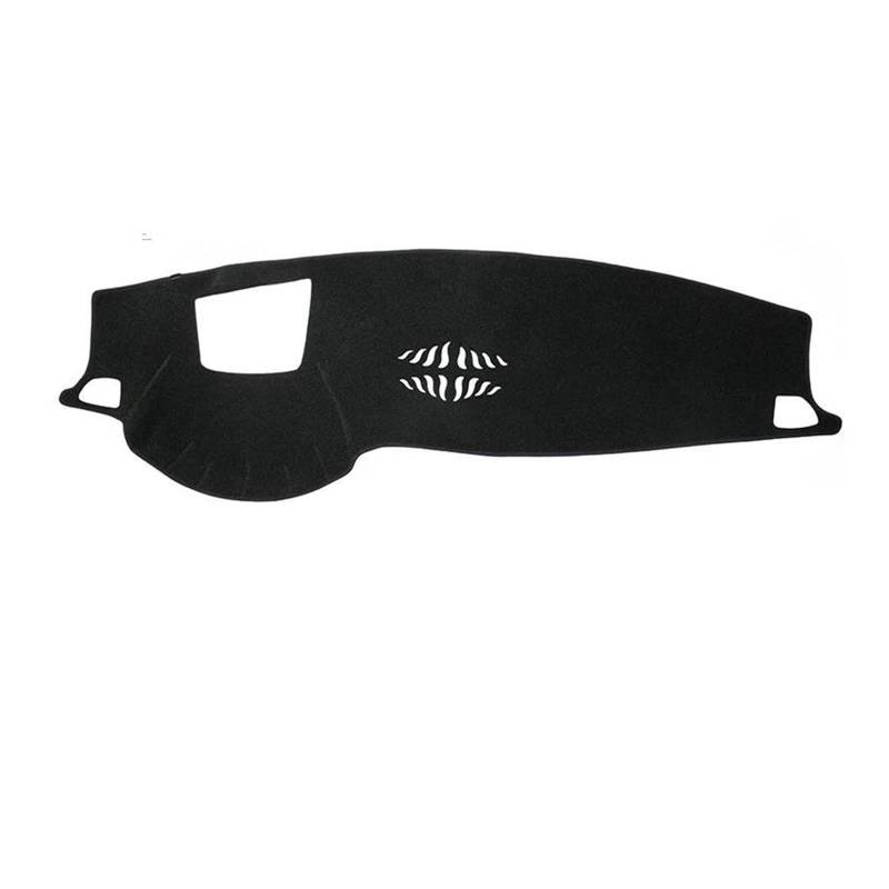 Hitzebeständig Wildleder Dashboard Cover Pad Sunshade Dashmat Protect Anti-Rutsch-Matte Zubehör LHD RHD Für BMW X6 E71 2008~2014(Black Red,With HUD) von HUDVNST