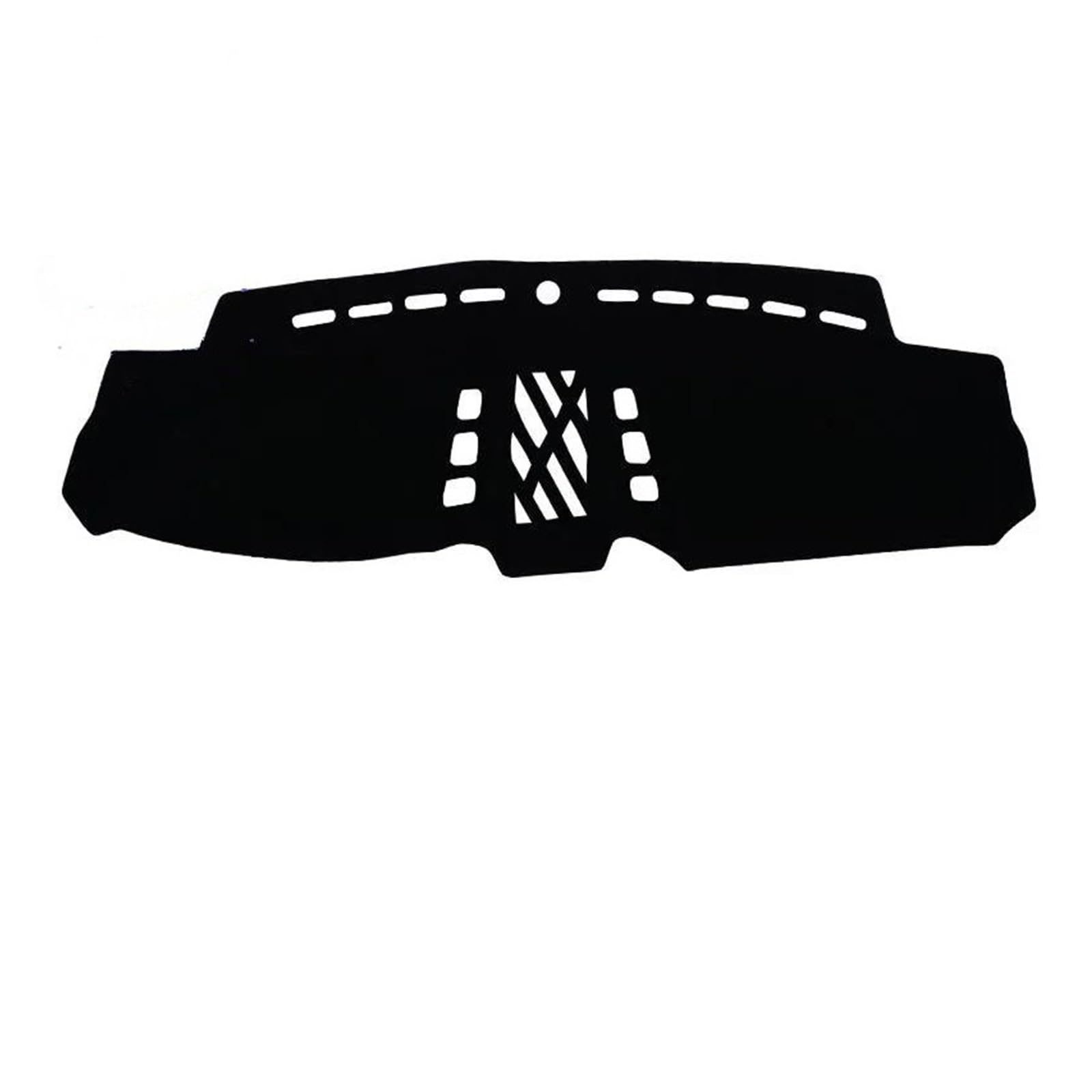 Hitzebeständig Wildleder Dashboard-Dash Matte Abdeckung Pad Innen Auto Zubehör LHD RHD Für Porsche Cayenne 2010-2014 2015 2016(Black Black,No compass) von HUDVNST