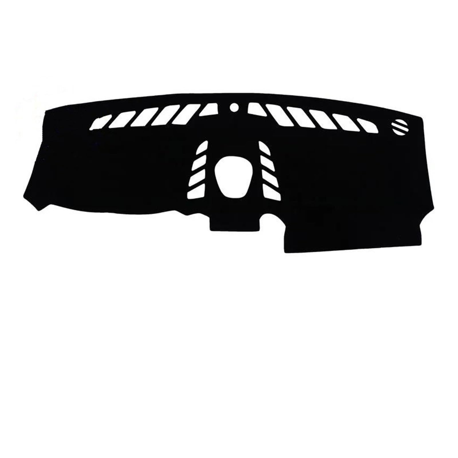 Hitzebeständig Wildleder Dashboard-Dash Matte Abdeckung Pad Innen Auto Zubehör LHD RHD Für Porsche Cayenne 2010-2014 2015 2016(Black Red,With compass) von HUDVNST