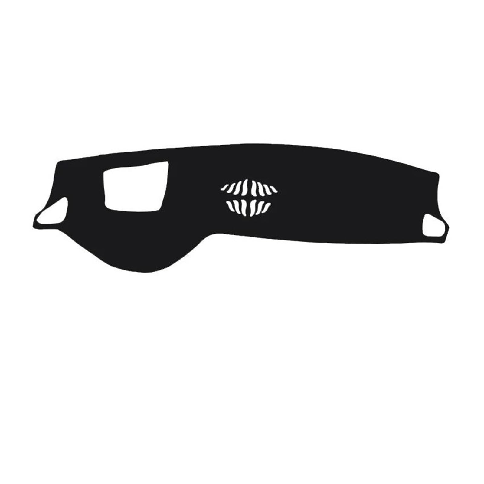 Hitzebeständig Wildleder Dashboard Mat Dash Pad Auto Schutzhülle Sonnenschutz LHD RHD Für BMW X6 F16 2015-2019 2018 2017 2016(Black Black,With HUD) von HUDVNST