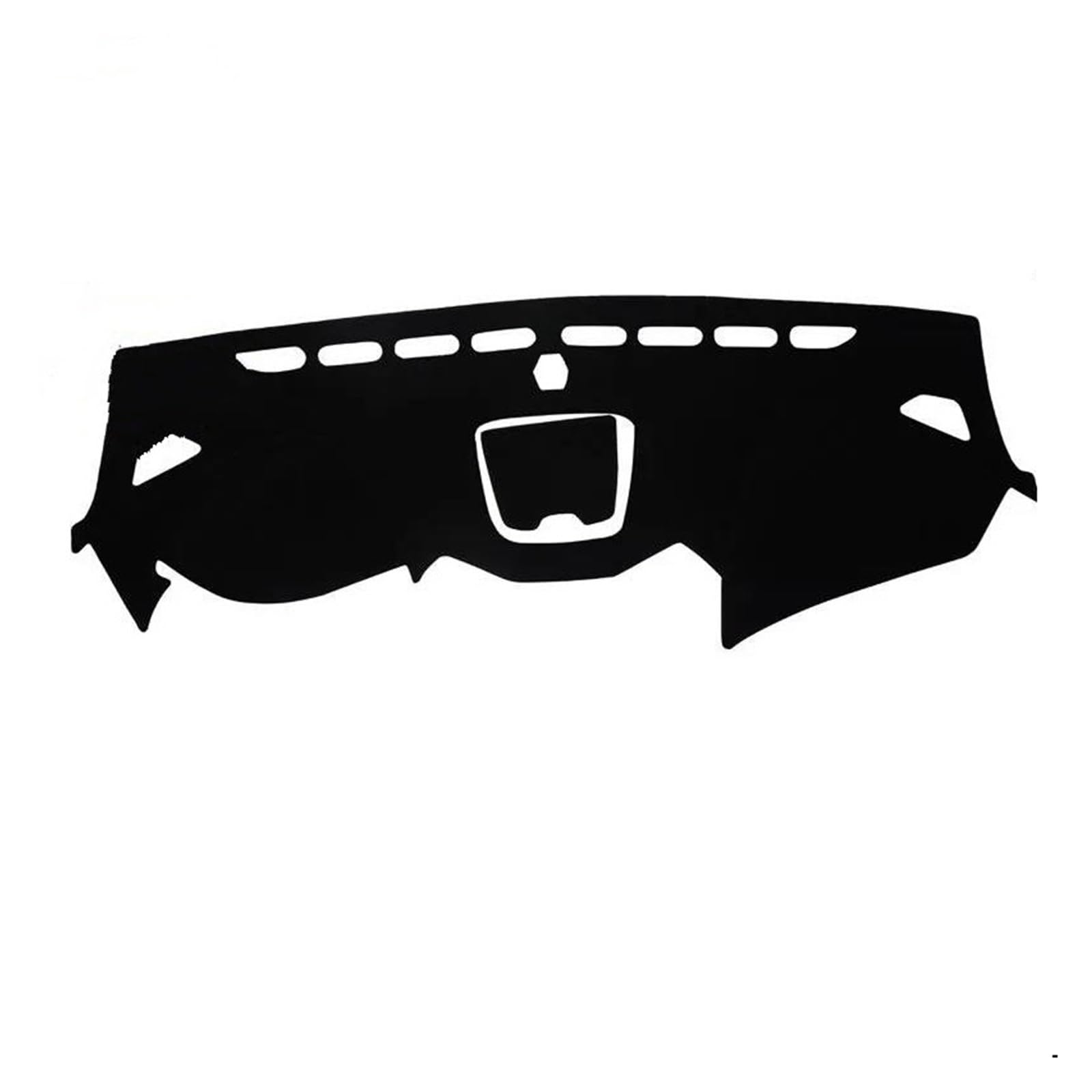 Hitzebeständig Wildleder Dashmat Abdeckung Dashboard Pad Sonnenschirm Teppich Auto Zubehör LHD RHD Für Hyundai Santa Fe 2013-2017(Black Red,With box) von HUDVNST