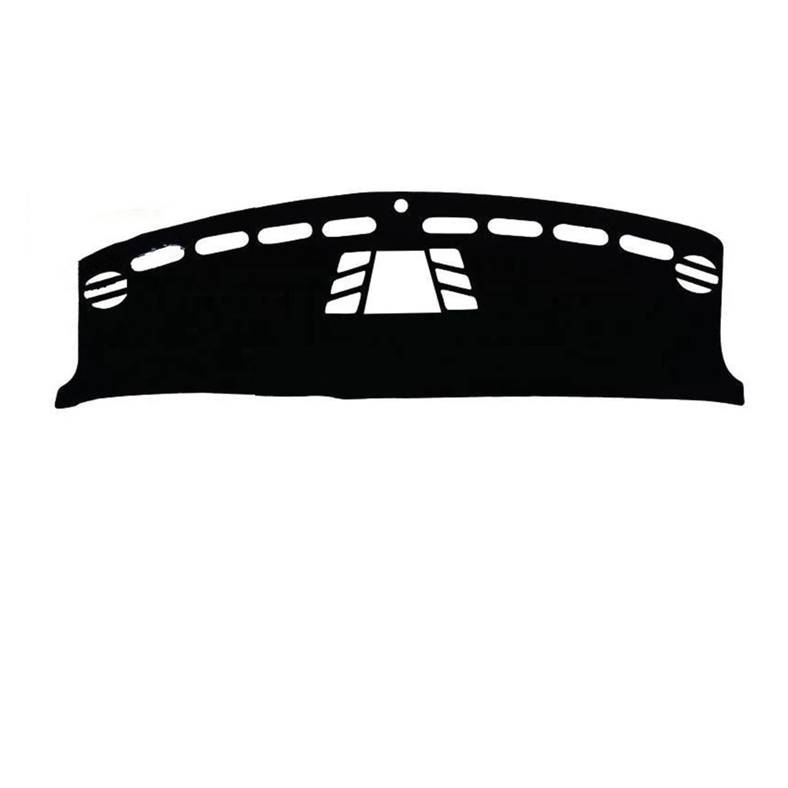 Hitzebeständig Wildleder Dashmat Dashboard Abdeckung Pad Abdeckung Auto Zubehör Dash Matte LHD RHD Für Porsche Panamera GTS V6 970 2010-2016(Black Black,With compass) von HUDVNST