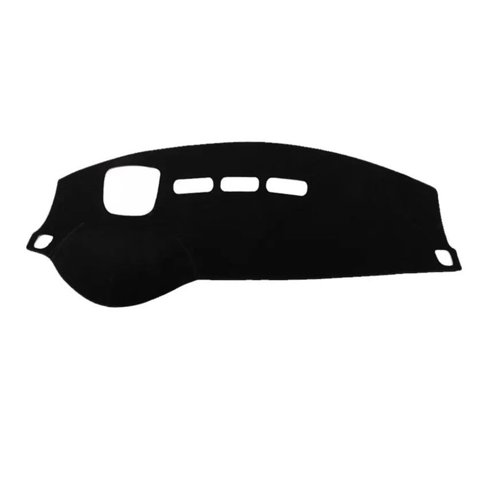 Hitzebeständig Wildleder Dashmat Dashboard Cover Pad Matte Auto Zubehör LHD RHD Für Peugeot 508 508sw 508GT 2010-2018(Black Black,With lcd) von HUDVNST