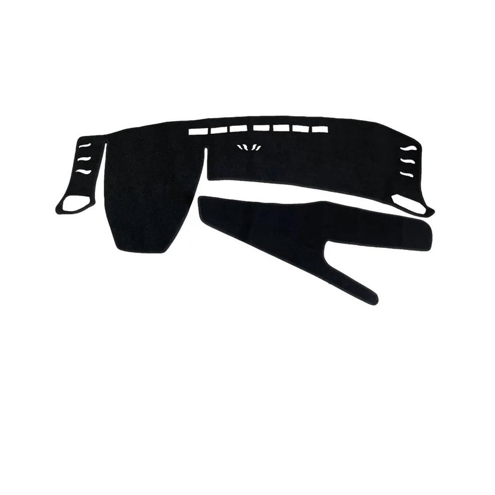 Hitzebeständig Wildleder Vermeiden Licht Dashboard Abdeckung Dash Matte Pad Zubehör LHD RHD Für Lexus UX 200 250h 300e ZA10 2019 2020 2021(Black Black) von HUDVNST