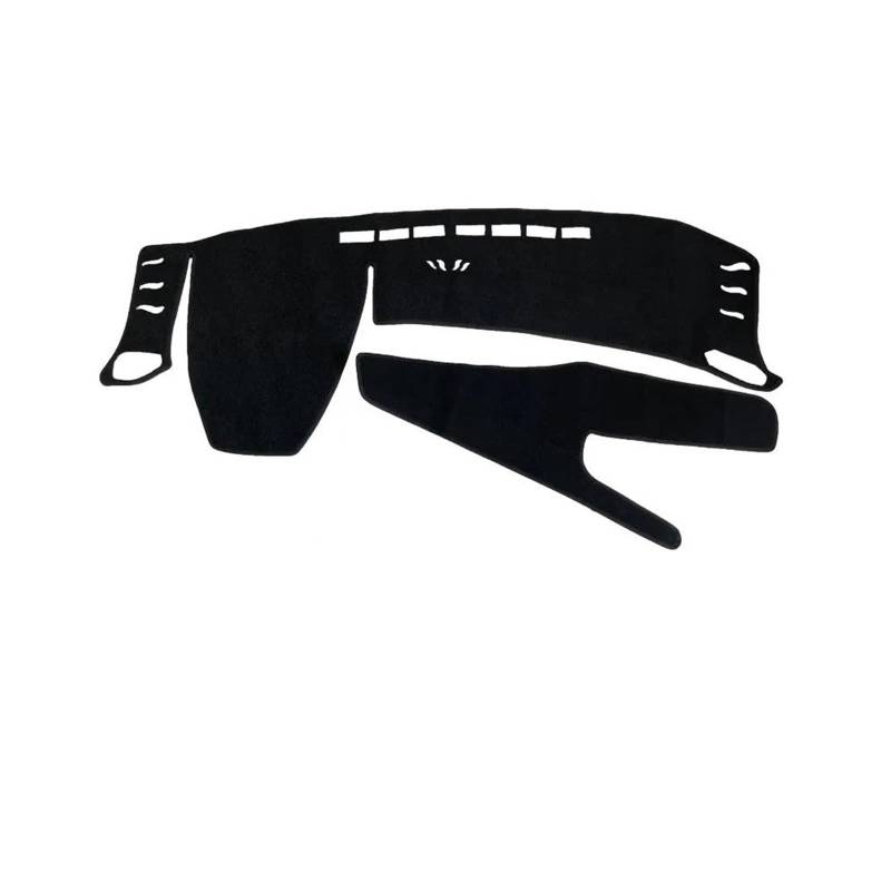 Hitzebeständig Wildleder Vermeiden Licht Dashboard Abdeckung Dash Matte Pad Zubehör LHD RHD Für Lexus UX 200 250h 300e ZA10 2019 2020 2021(Black Black) von HUDVNST