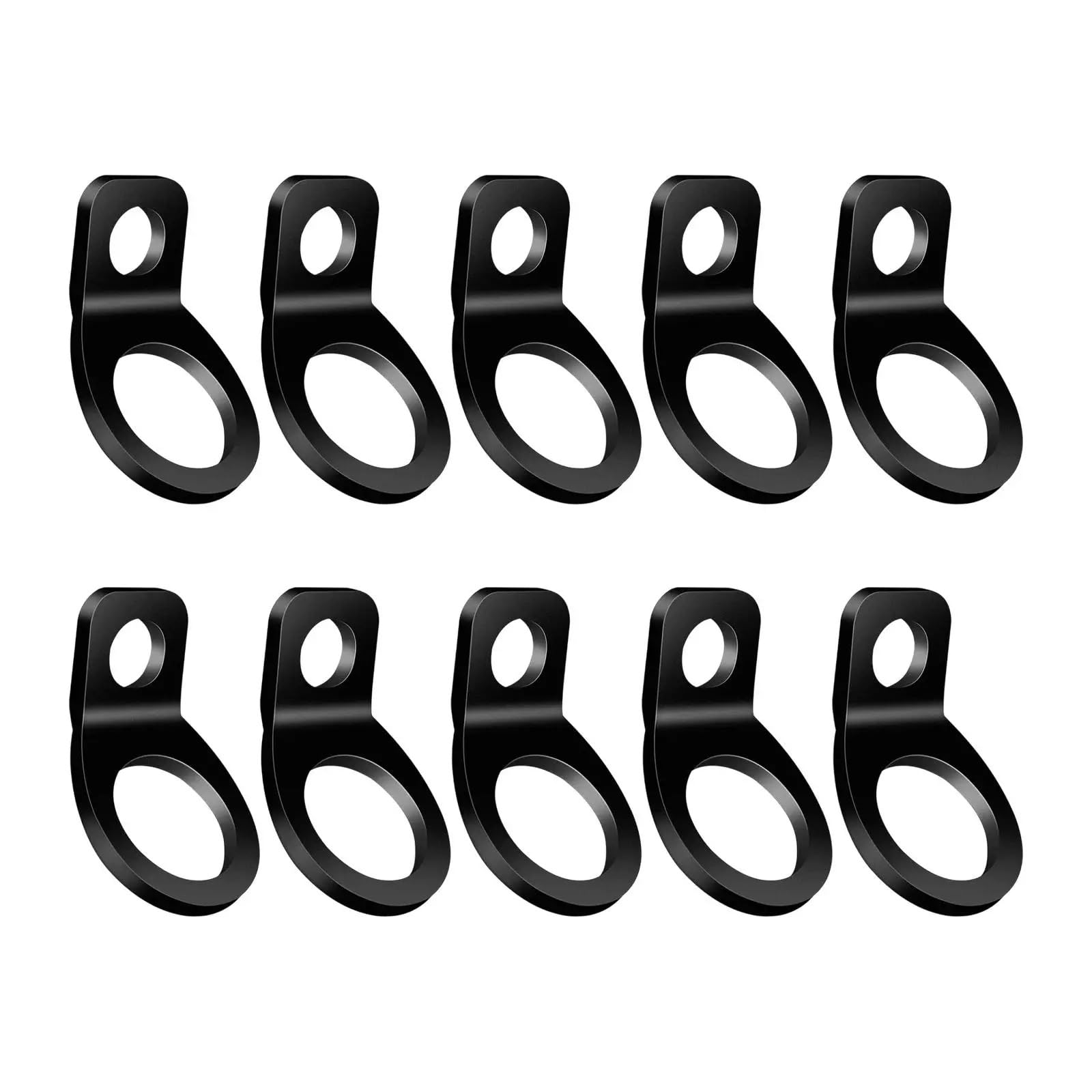 [Replacement] 10 Stück Generischer O-Ring, Ankerhaken for Festzurren im Auto, Zurrringe for Anhängerkupplungen, for Wohnmobile, for Motorräder, for Wohnmobile, for Geländefahrzeuge, for Anhänger HUDVN von HUDVNST