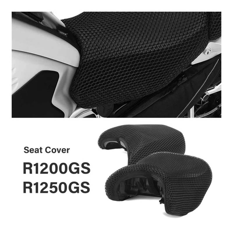 Motorrad Sitzbankbezug 3D Mesh Motorrad Kissen Sitzbezug Für B&M&W R1200GS R 1200 GS LC Gs 1250 1200 R1250GS ADV Adventure von HUEKDLSW