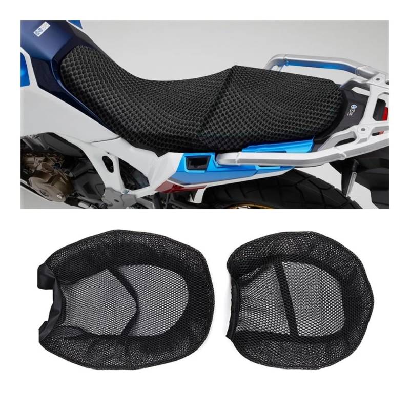 Motorrad Sitzbankbezug Für B&M&W R1200GS R 1200 GS ADV Adventure R1250GS R1250 GS Schutzkissen Sitzbezug Nylon Stoff Sattel Sitzbezug von HUEKDLSW