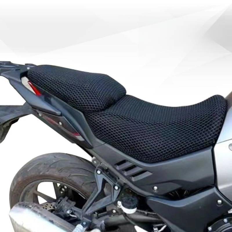 Motorrad Sitzbankbezug Für Loncin Voge 500ds Lx500-a 650DS Nylon Stoff Sattel Sitzbezug Schutz Kissen Sitzbezug von HUEKDLSW