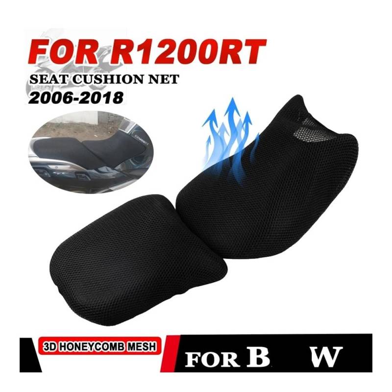 Motorrad Sitzbankbezug Mesh Sitzkissenbezug Schutz Isolierung Sitzbezug Schutz Für B&M&W R1200RT R1200 R 1200 RT 1200RT von HUEKDLSW