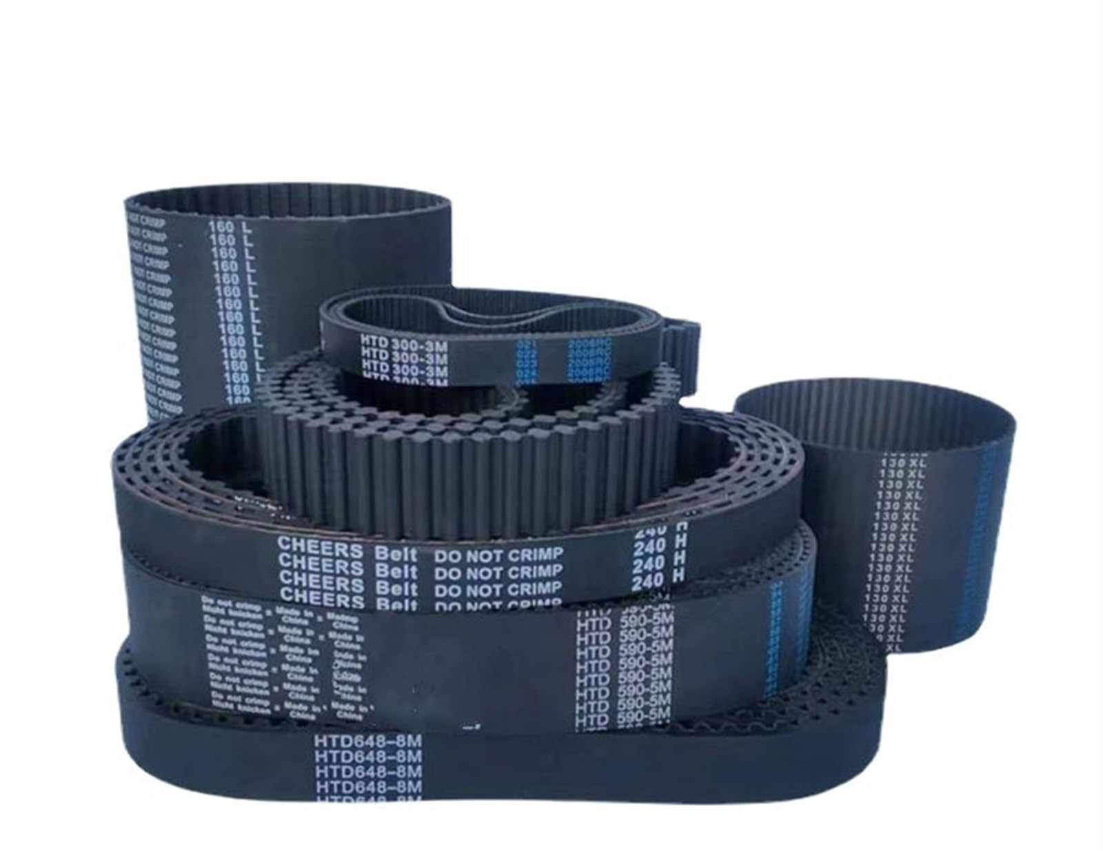 Keilriemen Zahnriemen Keilriemen HTD 3*M Zahnriemen Teilung 3 Mm 540 543 546 549 552 561 564 570 573 576 Breite 6/9/10/12/15/20 Mm Gummi Geschlossen Schleife Synchron(3M540(Teeth180),1PC_12MM) von HUHNGNBZPM