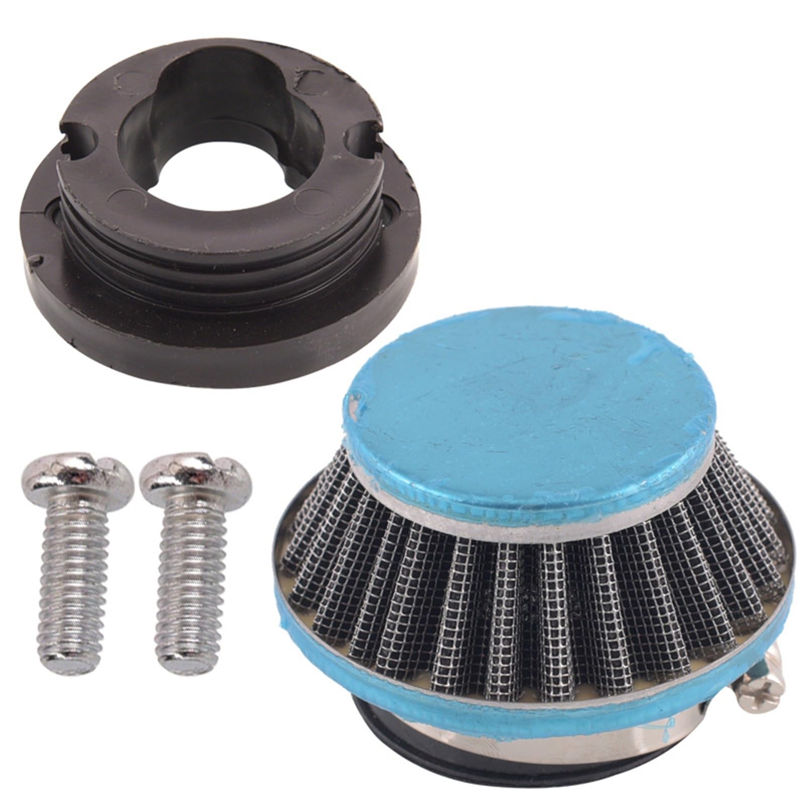 Motor Vergaser Für 47cc 49cc 50cc 2-Takt Mini Pocket Bike ATV Motorrad Teil Vergaser Luftfilter Vergaser(Air Filter Set) von HUHNGNBZPM