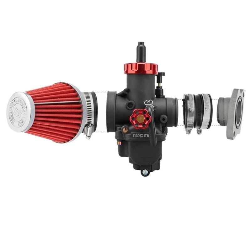 Motor Vergaser Für Hawk 250CC-300CC Dirt Bike PE30 Vergaser Set Mit Luftfilter Ansaugkrümmer Anschlussadapter Vergaser von HUHNGNBZPM