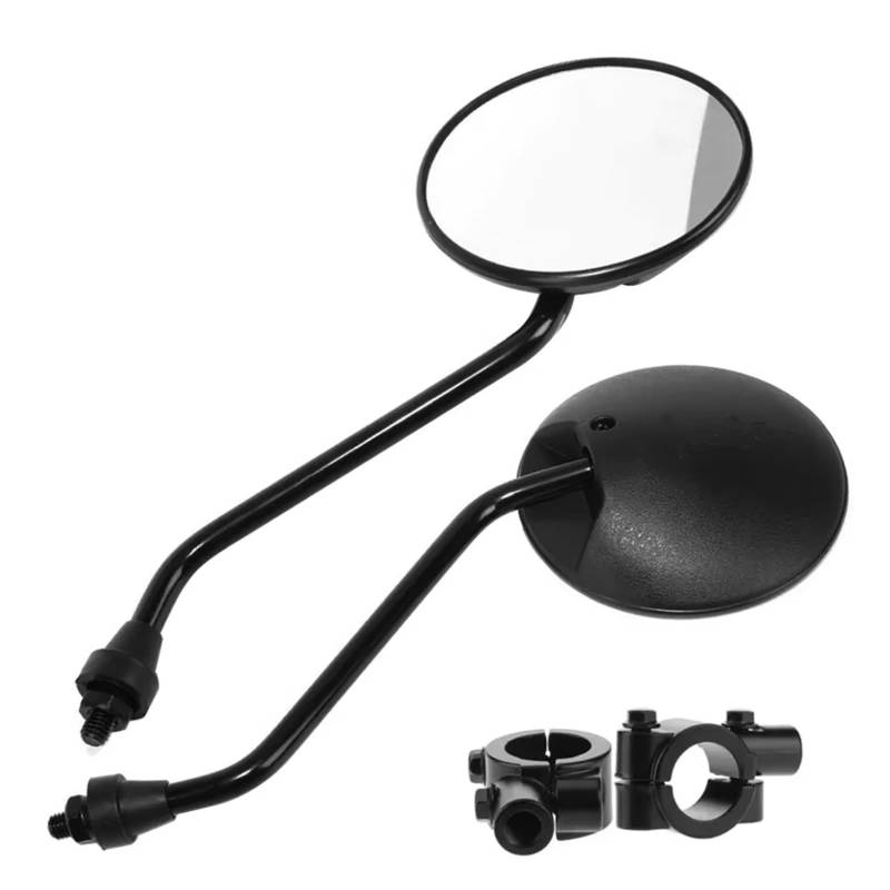 Rückseitenspiegel Seitenspiegel Passend Für 22 25 Mm Motorrad-Roller-Lenker Universeller 8 Mm Runder Konvexer Spiegel Rückspiegel(for 22mm Handlebar) von HUHNGNBZPM