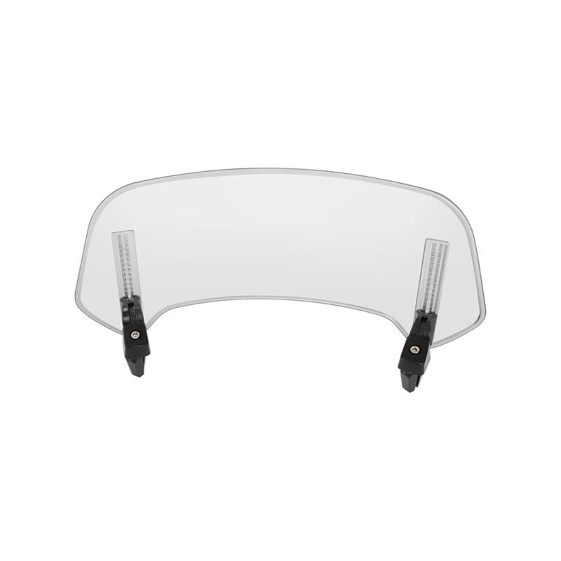 Windschutzscheibe für Motorräder Einstellbare Spoiler Deflektor Motorrad Windschutzscheibe Verlängerung Für F750GS F850GS G310GS Für G310R F800R F900R Für S1000XR Windschutzscheibe(Transparent) von HUIBOOO