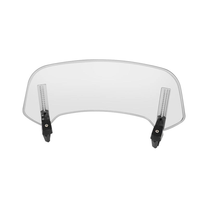 Windschutzscheibe für Motorräder Motorrad Windschutzscheibe Verlängerung Für F750GS F850GS G310GS Für G310R F800R F900R Für S1000XR Einstellbare Spoiler Deflektor Windschutzscheibe(Transparent) von HUIBOOO