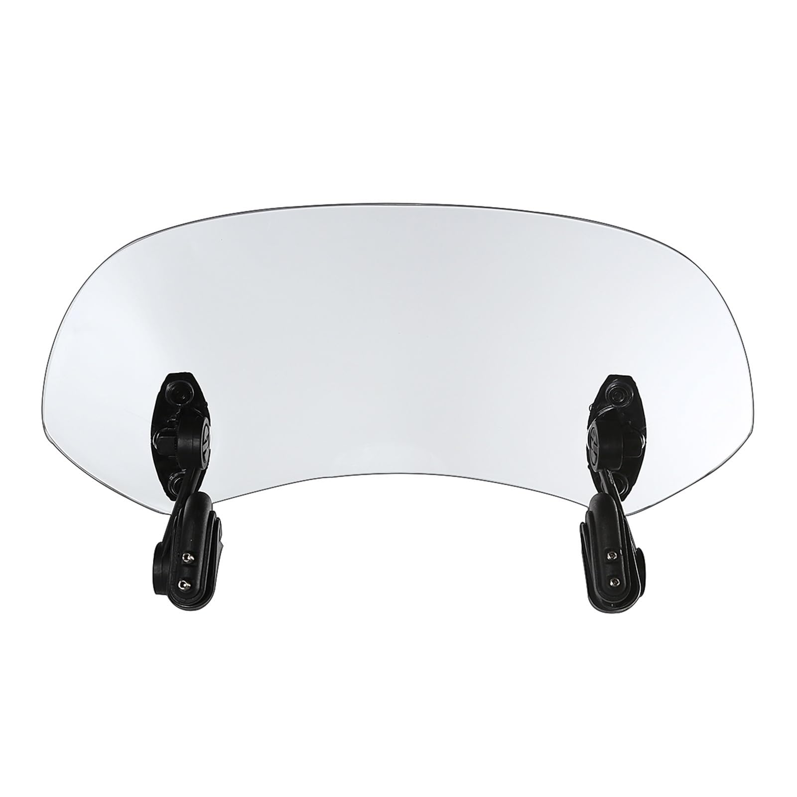 Windschutzscheibe für Motorräder Universeller Verstellbarer Windschutz Für Motorrad, Windschutzscheiben-Spoiler, Luftabweiser Windschutzscheibe(Transparent Large) von HUIBOOO