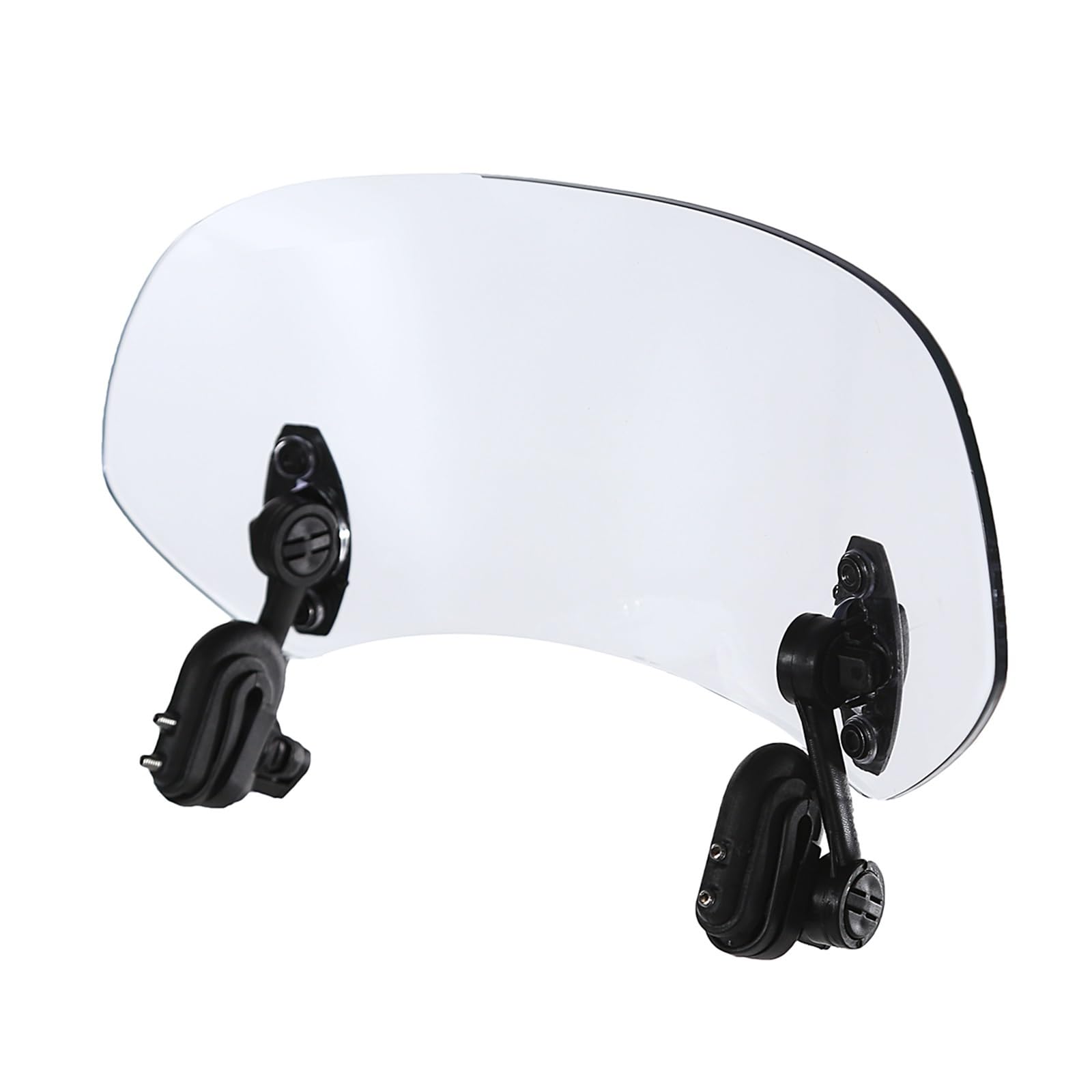Windschutzscheibe für Motorräder Universeller Verstellbarer Windschutz Für Motorrad, Windschutzscheiben-Spoiler, Luftabweiser Windschutzscheibe(Transparent Small) von HUIBOOO