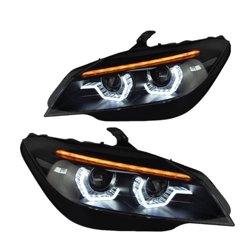 Autozubehör Frontscheinwerfer Kompatibel für BMW Z4 E89 Scheinwerfer 2009-2016 Modifizierte DRL-Scheinwerferbaugruppe Plug and Play(WITH LED BLUBS_NO AFS) von HUIFFNG