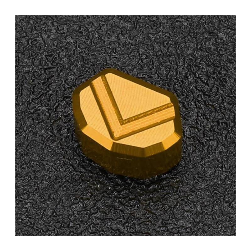 Blinkerschalter Kappe Für HON&DA PCX125 PCX150 PCX160 2010-2023 Motorrad Schalter Taste Blinker KeyCap(Gold) von HUIGAR
