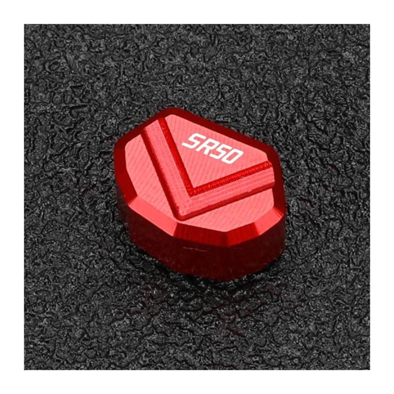 HUIGAR Blinkerschalter Kappe Für Aprilia SR50 SR 50 Für Fabrik 2004-2023 Motorrad Blinker Schalter Keycap(rot,with Logo) von HUIGAR
