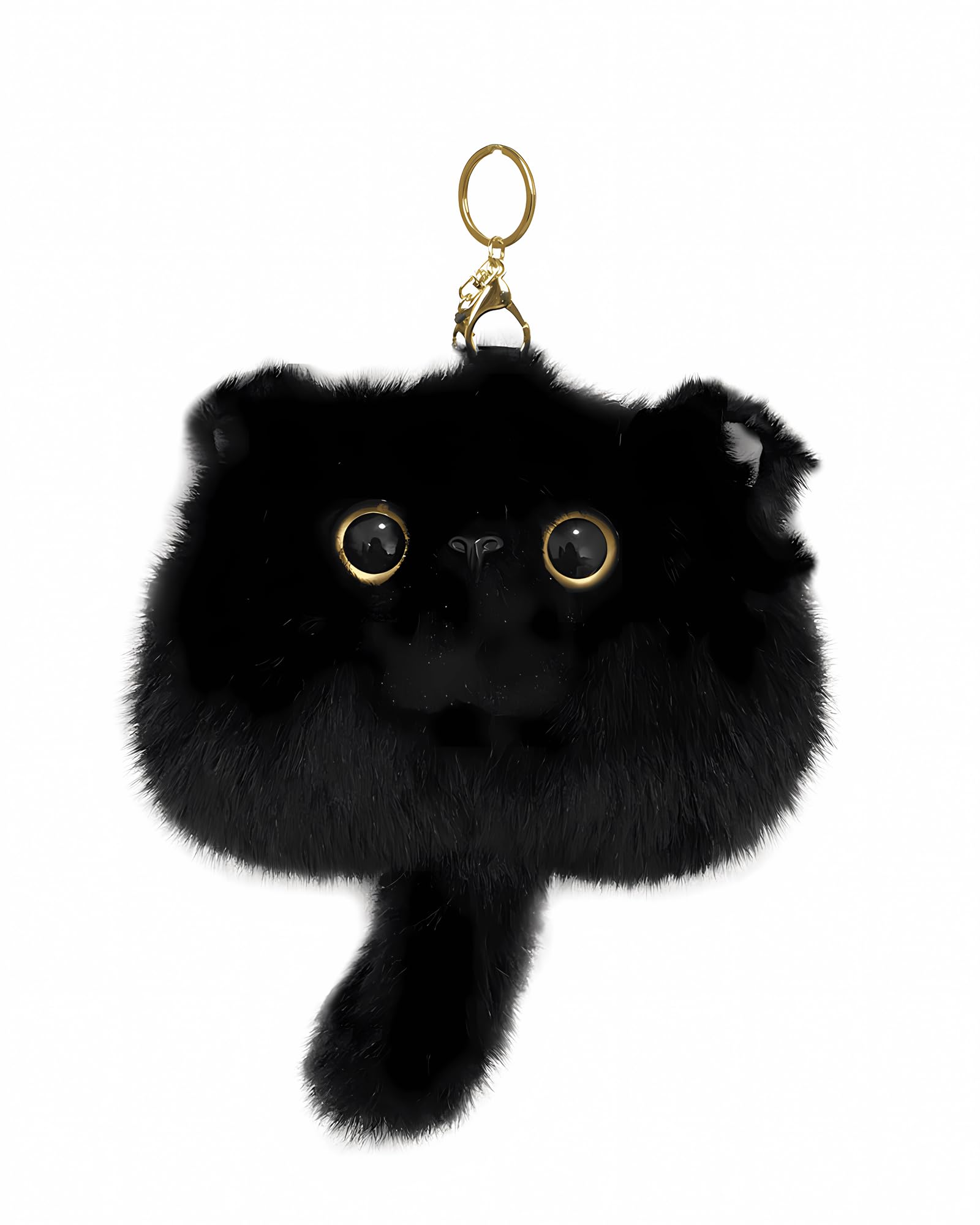 HUIJUFU Niedliche Katze Plüsch Geldbörse Schlüsselanhänger Damen Geburtstagsgeschenk HUIJUFU Niedliche Katze Plüsch Geldbörse Schlüsselanhänger Damen Geburtstagsgeschenk von HUIJUFU