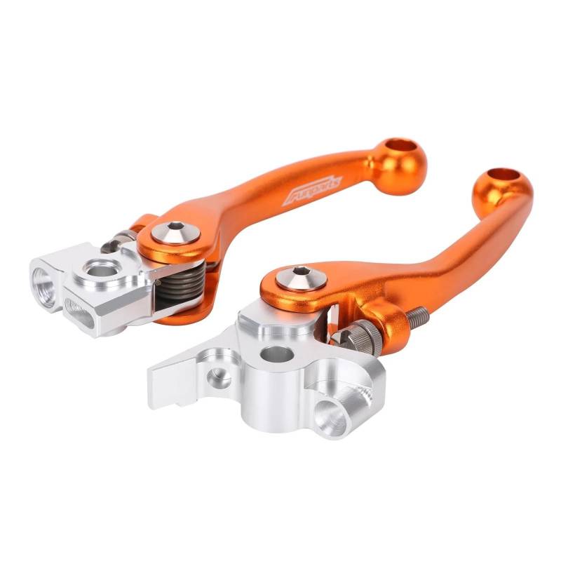Für KTM SX XC XCW EXC EXCF SXF XCF XCFW 125 150 250 300 350 450 500 2014-2022 Geschmiedet Aluminium Titan Legierung Bremse Kupplung Hebel(Orange) von HUIKO