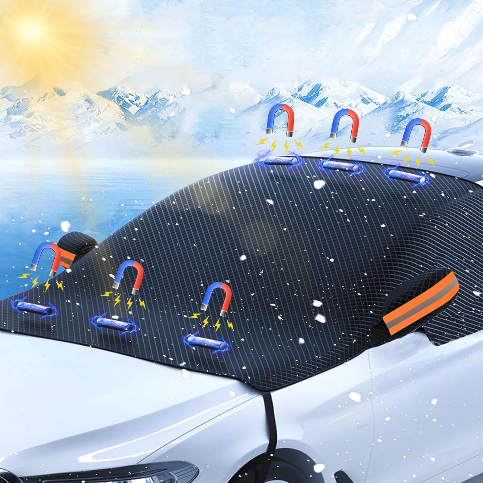 Frontscheibenabdeckung Winter,Frontscheibenabdeckung Auto,Scheibenabdeckung Faltbar,Windschutzscheiben Abdeckung,Autoscheibenabdeckung,Windschutzscheibenabdeckung Auto,für Die Meisten Autos und SUV Frontscheibenabdeckung Winter,Frontscheibenabdeckung Auto,Scheibenabdeckung Faltbar,Windschutzscheiben Abdeckung,Autoscheibenabdeckung,Windschutzscheibenabdeckung Auto,für Die Meisten Autos und SUV von HUIKUANGEU