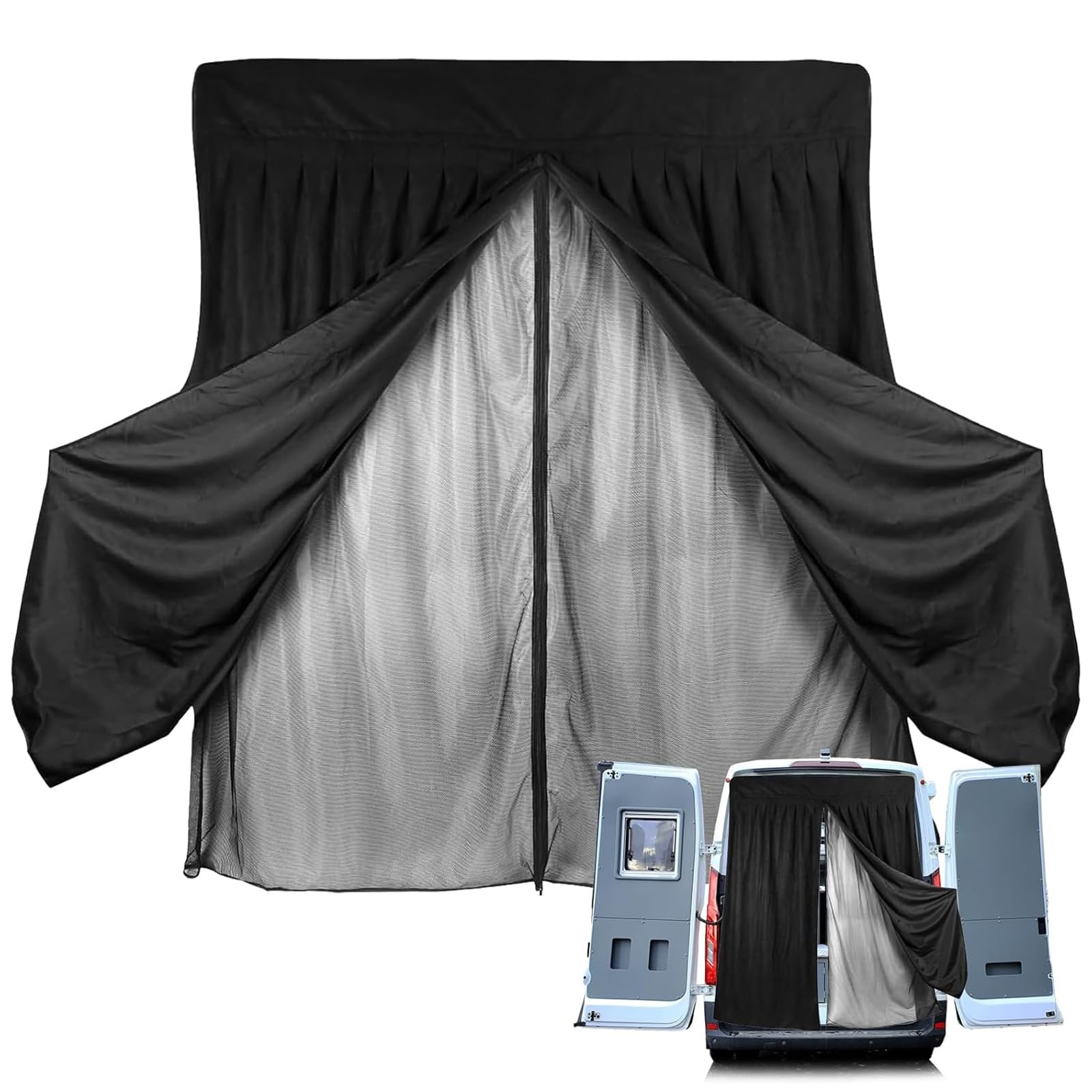 Moskitonetz Van mit Magnetismus, Fliegengitter Auto für Mercedes Vito,Volkswagen Transporter und Volkswagen California,135×145cm Heckklappe Moskitonetz,für Camping Zubehör Moskitonetz Van mit Magnetismus, Fliegengitter Auto für Mercedes Vito,Volkswagen Transporter und Volkswagen California,135×145cm Heckklappe Moskitonetz,für Camping Zubehör von HUIKUANGEU
