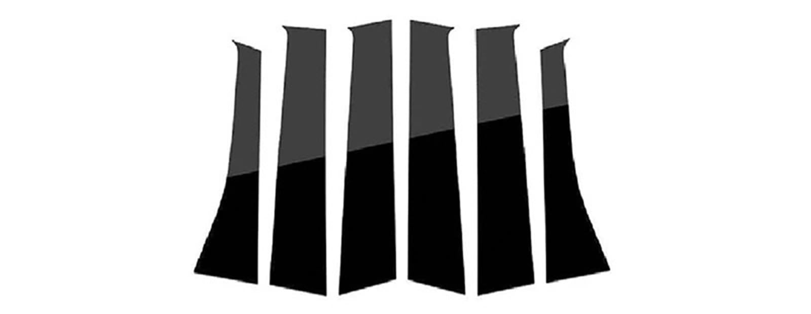 HUILA 6 Stücke Auto Säulenpfosten Tür Fensterverkleidung Aufkleber Außenteile for Outlander 2006 2007 2008 2009 2010 2011 2012 HUILA 6 Stücke Auto Säulenpfosten Tür Fensterverkleidung Aufkleber Außenteile for Outlander 2006 2007 2008 2009 2010 2011 2012 von HUILA