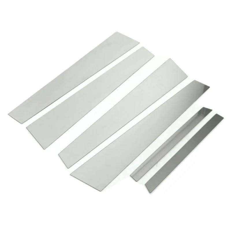 HUILA 6 Teile/Satz Von Fenster Säulen Beiträge Tür Zierleisten Dekoration Aufkleber for S-Klasse W221 S 350/S 500/550 4MATIC 2006-2011 von HUILA