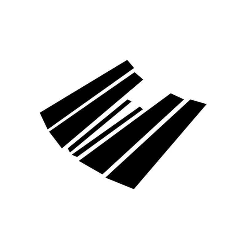 HUILA Autosäulenpfosten for E-Klasse W212 4-türige Limousine/Limousine E200 E250 E220 E63 AMG Fensterleistenabdeckung Zierleisten Aufkleber von HUILA