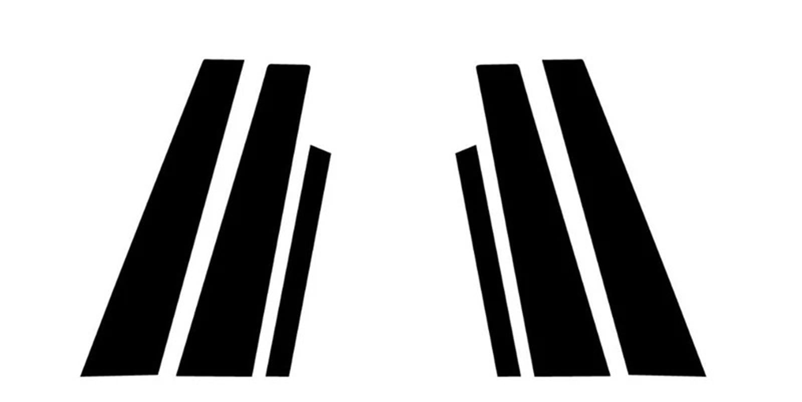 HUILA Autotürsäulenpfosten for XF X260 XE X760 2015 2016-2023 Fensterverkleidungsabdeckung BC-Säulenaufkleber(for XE X760 16-23) von HUILA