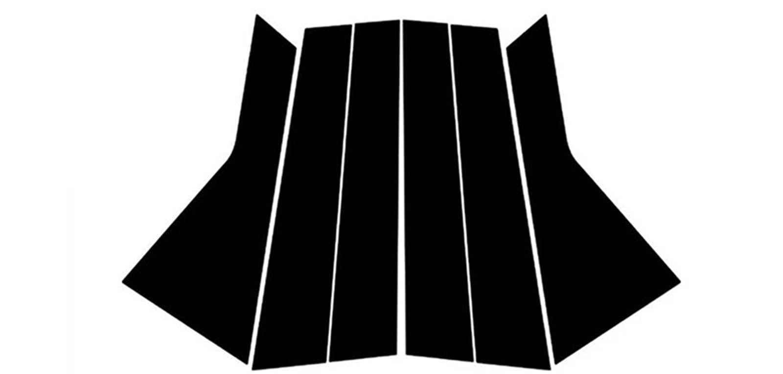 HUILA Glänzend Schwarze Fenstertürsäule BC-Säulenpfostenabdeckungsverkleidung for Sorento 2010-2018 2019 2020 2021 2023 Dekorationsaufkleber(2021-2023) von HUILA