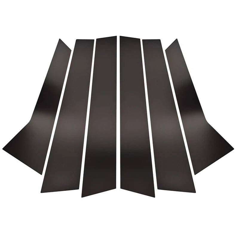 HUILA Glänzend schwarz Fenster Tür Spalte BC Säule Post Abdeckung Trim for Macan 2014-2020 2021 2022 Dekoration Aufkleber Styling von HUILA