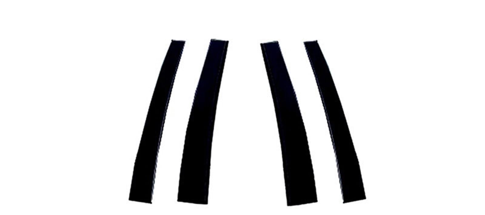 HUILA Schwarze Fenstertürsäule BC Säulenpfostenabdeckungsverkleidung for Polo Mk4 (9N) 4-türige Limousine 2002-2010 Dekorationsaufkleber von HUILA
