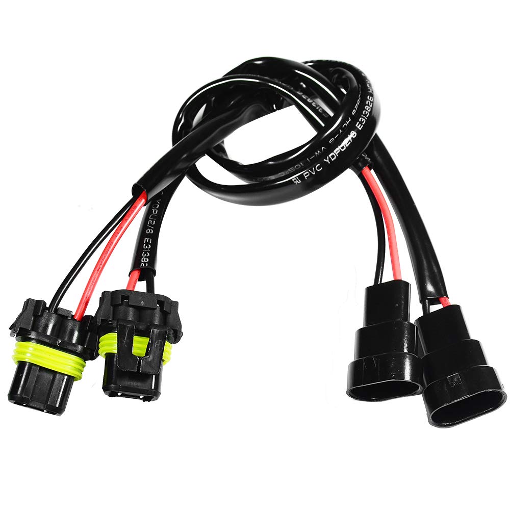 HUIQIAODS H11 H8 Keramik Kabelbaum Weiblicher Adapter Buchsenstecker für Nebelscheinwerfer Scheinwerfer (9006 9005 HB3 HB4 Stecker und Buchse) HUIQIAODS H11 H8 Keramik Kabelbaum Weiblicher Adapter Buchsenstecker für Nebelscheinwerfer Scheinwerfer (9006 9005 HB3 HB4 Stecker und Buchse) von HUIQIAODS