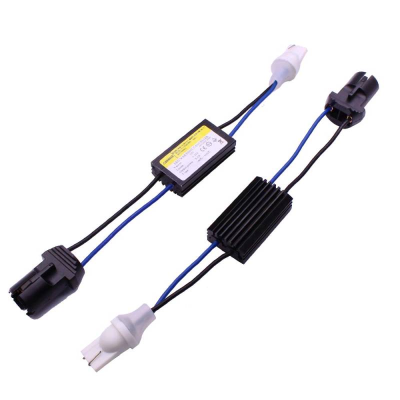 HUIQIAODS T10 168 194 LED-Blinker Anti-Flicker-Fehlerfreie Verkabelung Adapter-Decoder für Warning Canceller Adapter Frei Lastwiderstand (T10 168 194) von HUIQIAODS