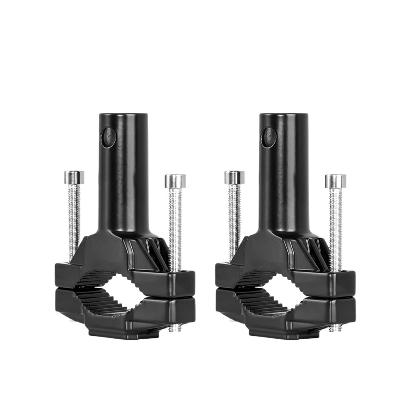 HUISI 1/2 stücke Motorrad Kopf Licht Lampe Halter Unterstützung Einstellbare Motorrad Scheinwerfer Scheinwerfer Halterung Zubehör(2PCS) von HUISI