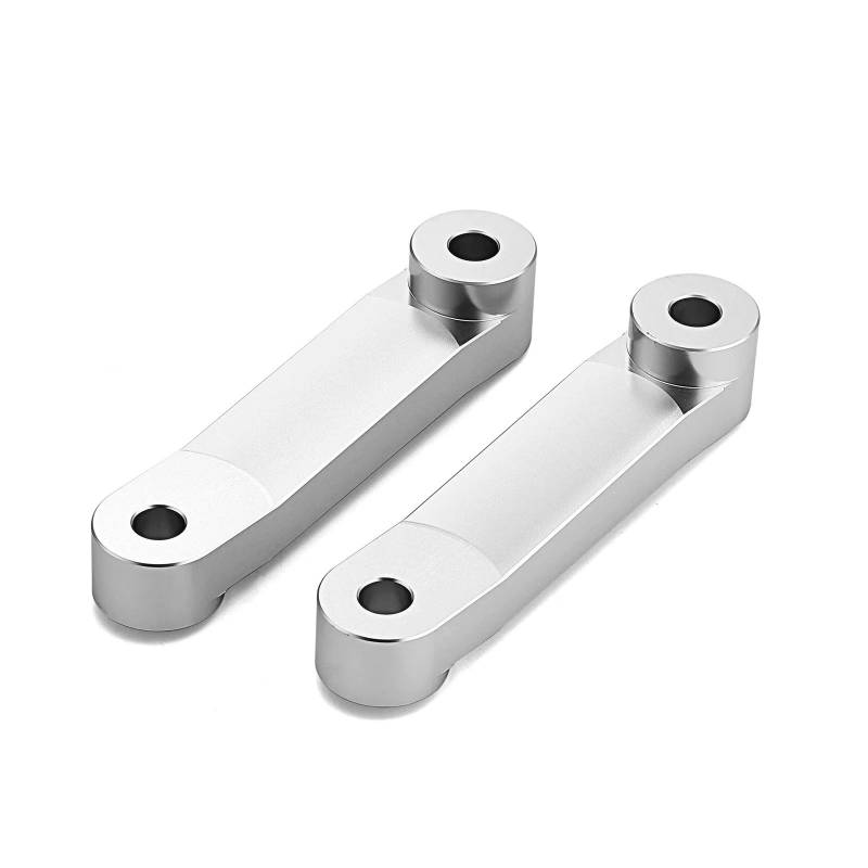 HUISI 2 "hinten unten drop senkung link poliert fit for suzuki 2006-2024 boulevard m109 motorrad zubehör cnc billet aluminium(Chrome) von HUISI
