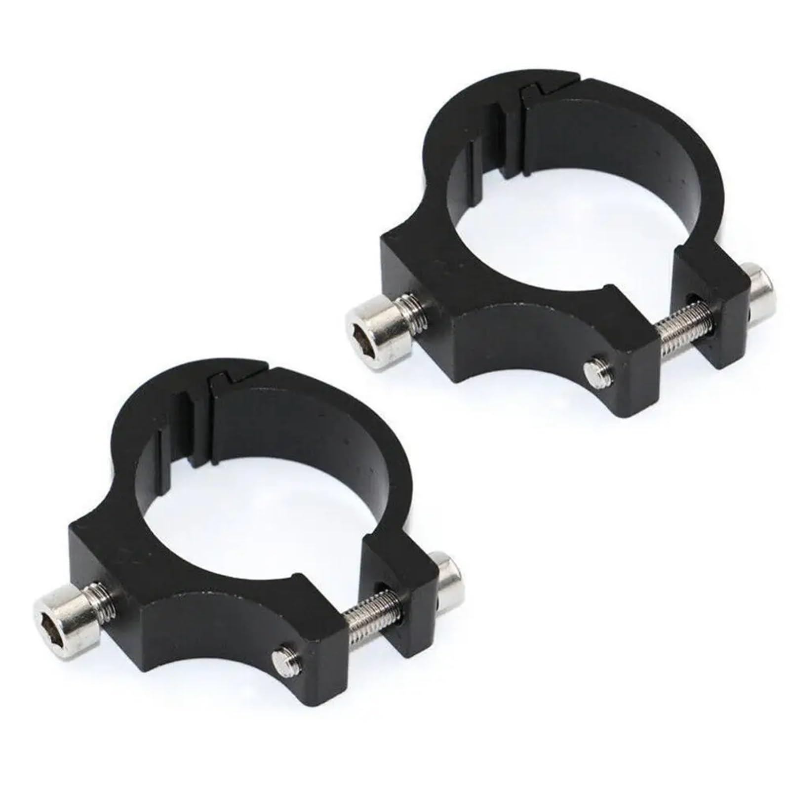 HUISI 2 stücke Universal Motorrad Scheinwerfer Halterung Rohr Gabel Scheinwerfer Halter Clamp Montage Lenker Clamp Kit von HUISI