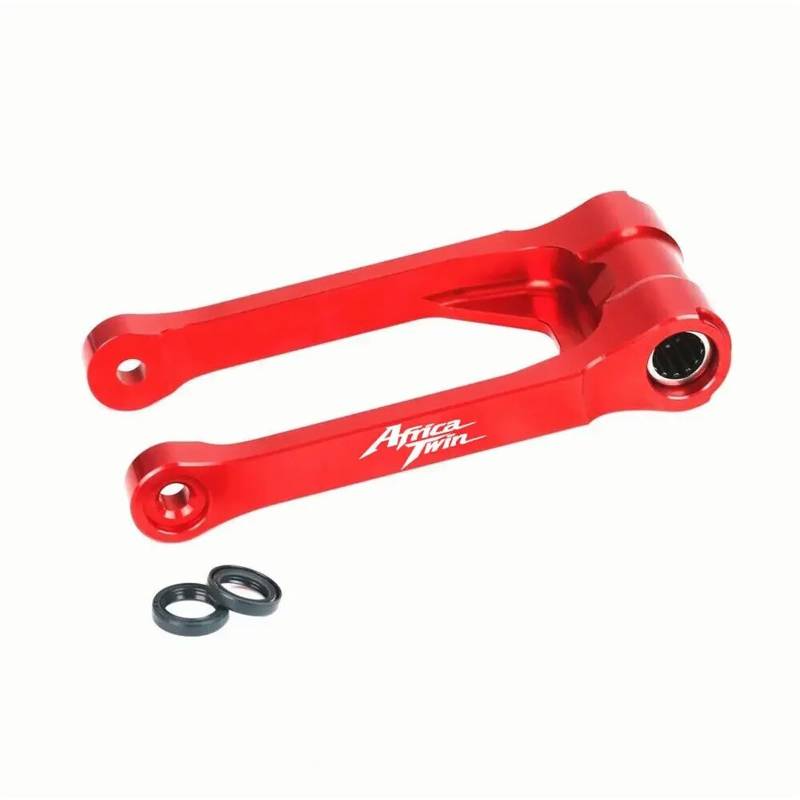 HUISI Africa Twin Hinten Einstellbare Tieferlegungs Link Kit Fit for CRF1100L CRF1000L 2016-2022 XL750 TRANSALP 2023-2024(Red) von HUISI