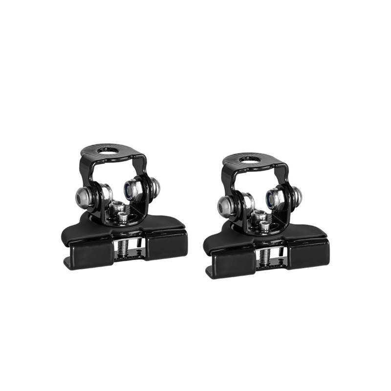 HUISI Auto Haube Scheinwerfer Halterung 360 Grad Drehbare Auto Motor Arbeit Licht Halterung Halter Halter Klemme(2pcs Black) von HUISI