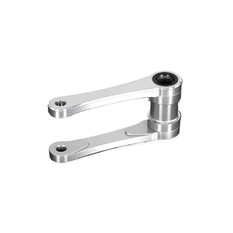 HUISI CNC-Hinterradaufhängung, Senkung des Links passend for CRF250X 2004–2017 CRF250R 2004–2009 CRF 250X 250R(Silver) von HUISI