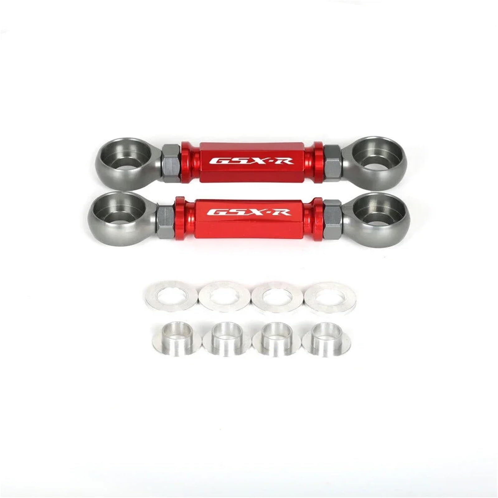 HUISI Fit for SUZUKI GSXR600 GSXR750 GSXR1000 GSX R600 R750 R1000 GSXR 600 750 1000 1100 Einstellbare Federung Drop Link Absorber Senkung(GSX-R - Red) von HUISI