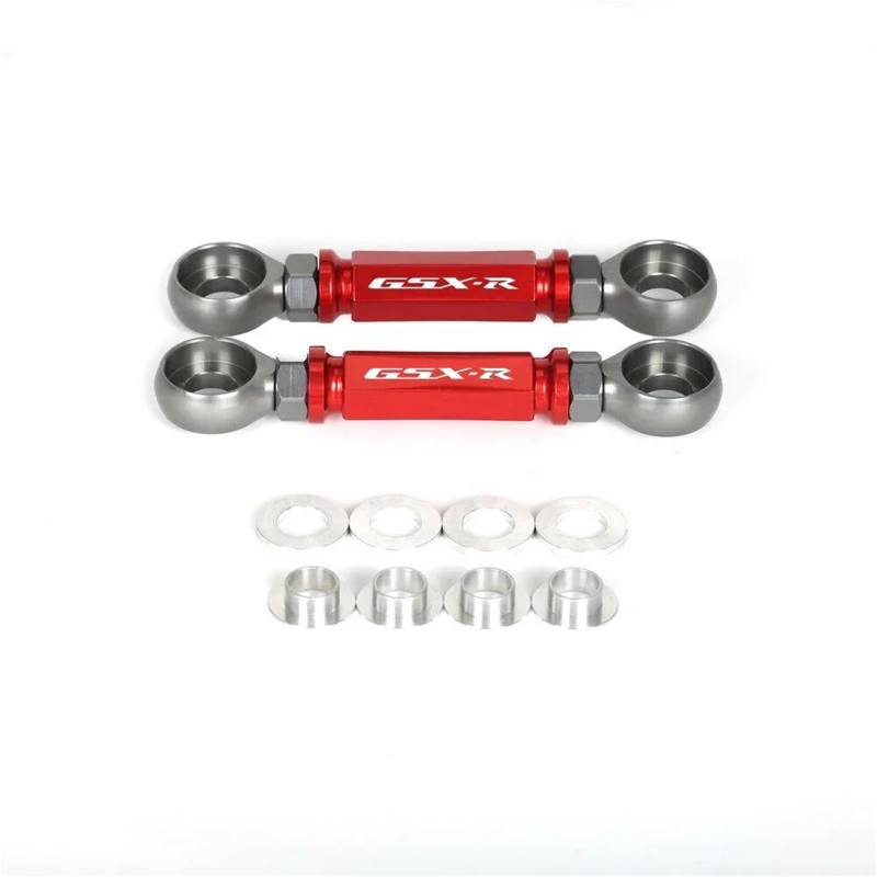 HUISI Fit for SUZUKI GSXR600 GSXR750 GSXR1000 GSX R600 R750 R1000 GSXR 600 750 1000 1100 Einstellbare Federung Drop Link Absorber Senkung(GSX-R - Red) von HUISI